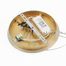 Elettra Gold Stainless steel 5 Light LED Pendant